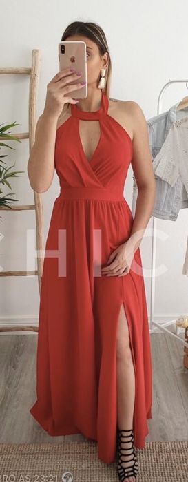 olx vestido vermelho